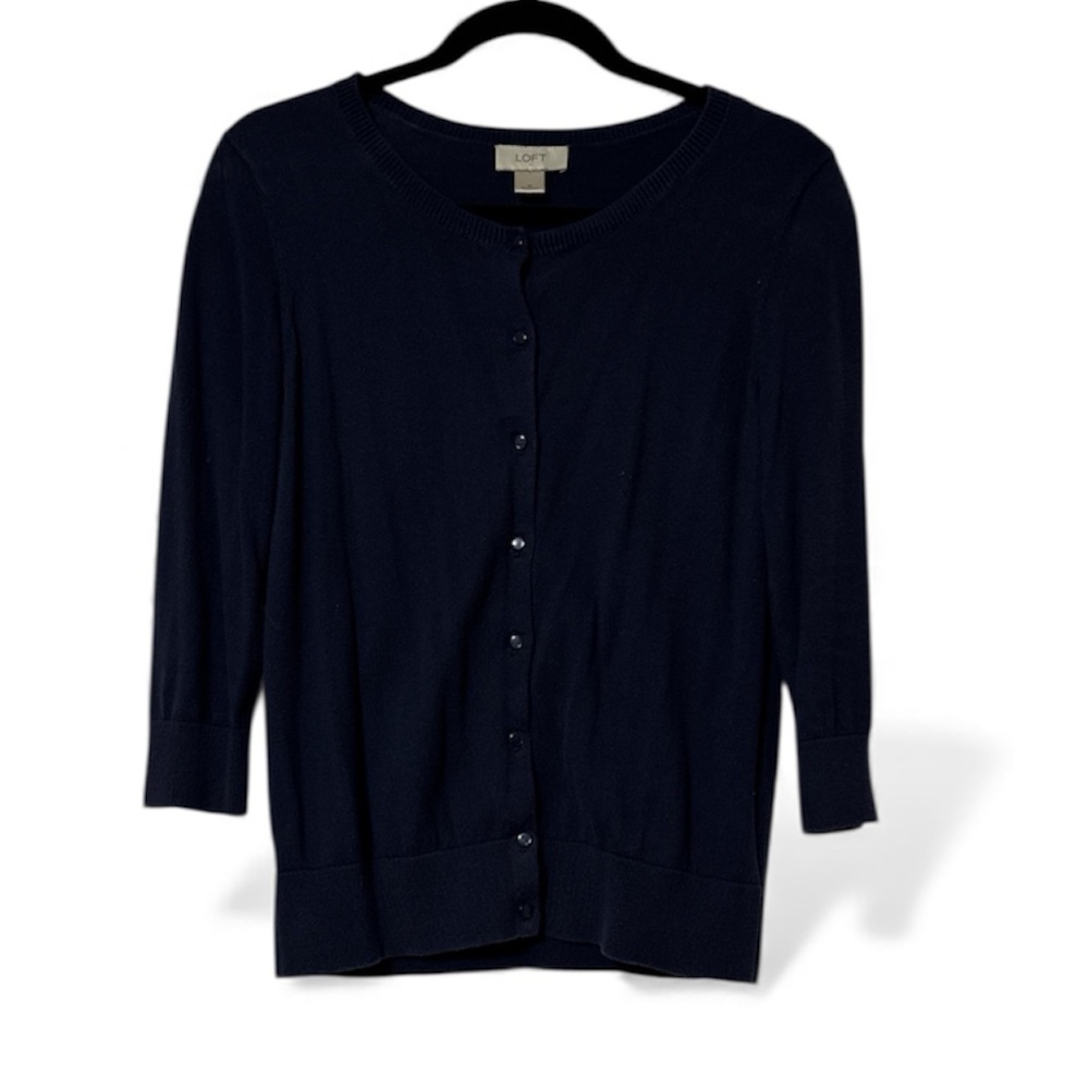 LOFT Midnight Blue Cardigan